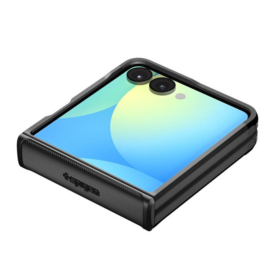 Magsafe Калъф с Предпазител за Samsung Z Flip 7, Spigen Slim Armor Pro Case, Черен (8)