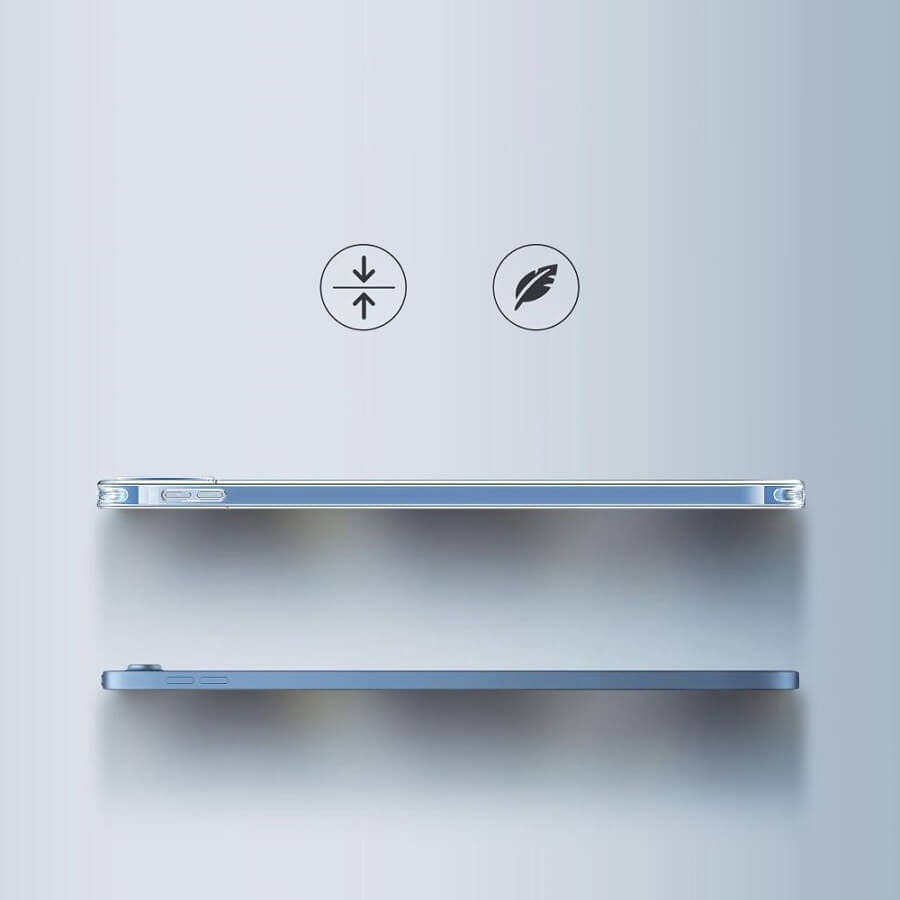 Калъф за iPad 11th 2025 A16/ 10th 2022, Tech-Protect FlexAir Hybrid Clear Case, Прозрачен (8)