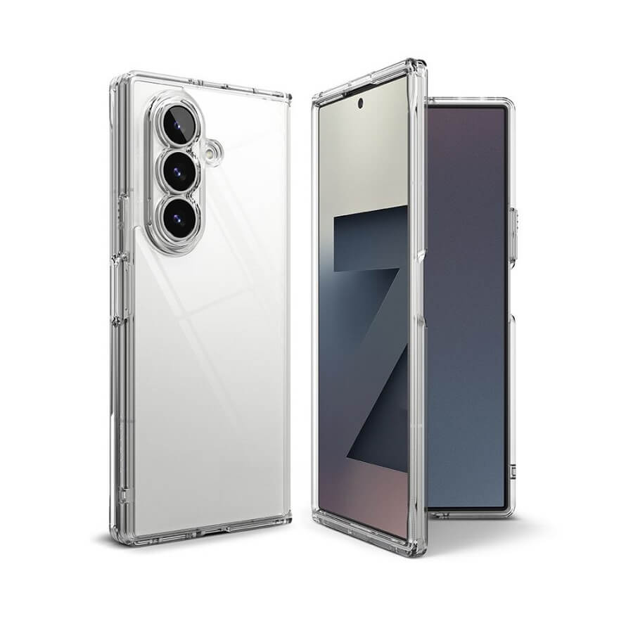 Тънък Калъф за Samsung Z Fold 7, Ringke Fusion Case, Прозрачен (5)