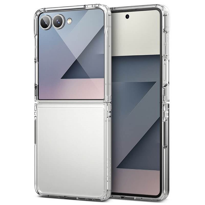 Тънък Калъф за Samsung Z Flip 7, Ringke Fusion Case, Прозрачен (3)
