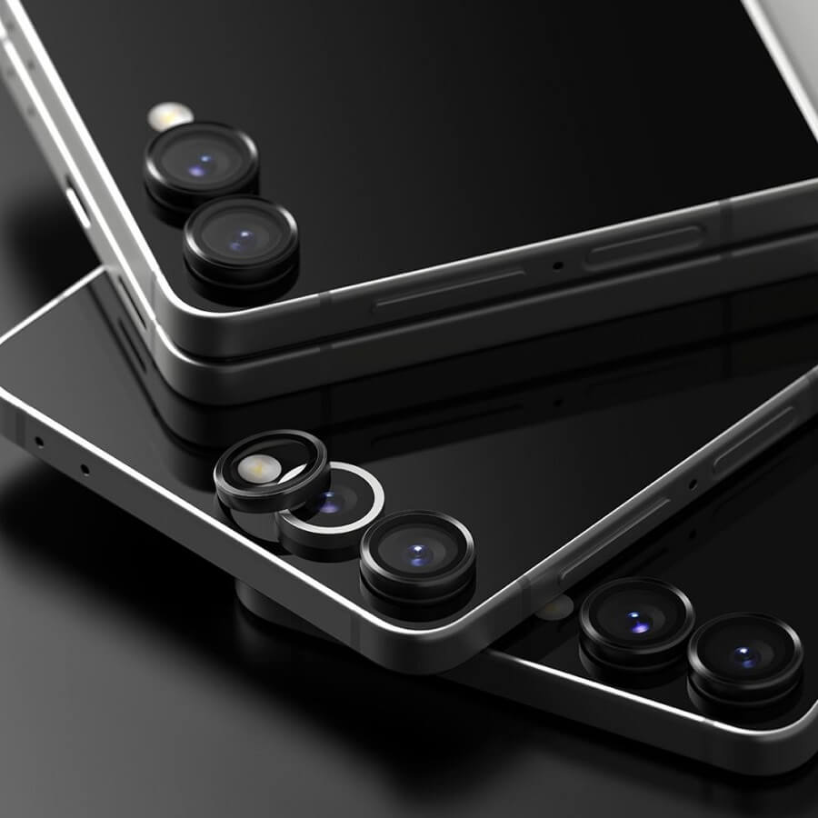 Протектор за Камерата на Samsung Z Flip 7, Ringke Cam Lens Glass 2бр., Черен (5)
