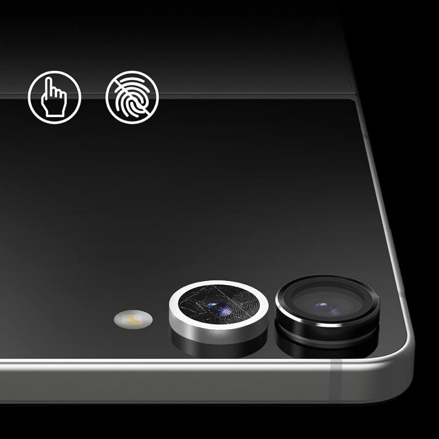 Протектор за Камерата на Samsung Z Flip 7, Ringke Cam Lens Glass 2бр., Черен (7)
