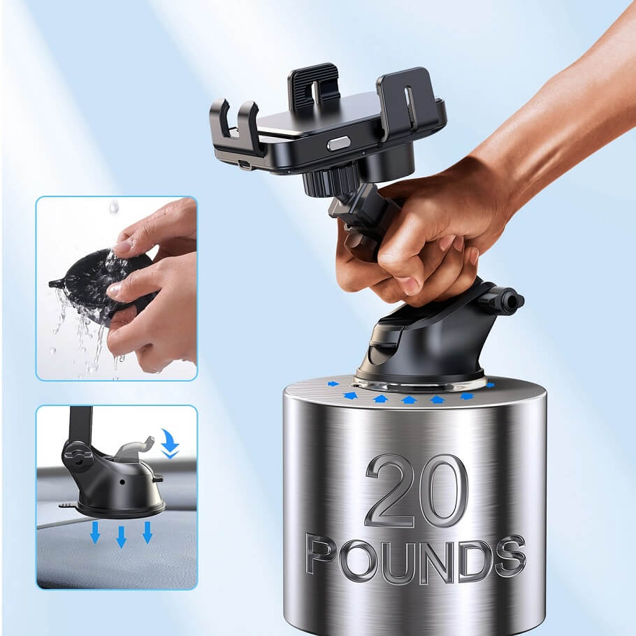 Стойка за Кола с Безжично Зареждане, Joyroom Vent Holder 15w, Черен (8)
