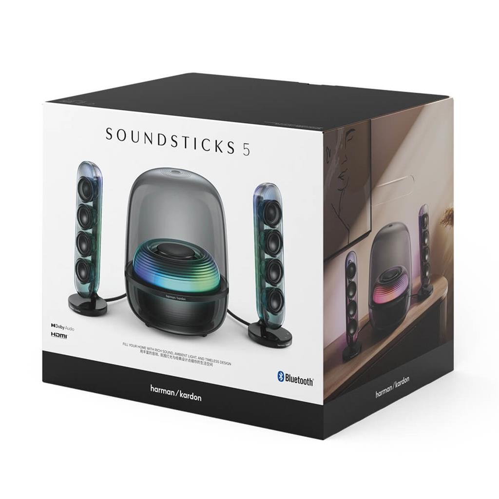 Безжична Колона, Harman Kardon SoundSticks 5, Черен (10)
