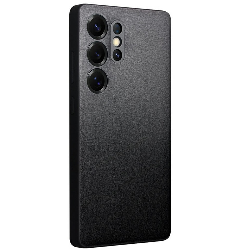Активен Кожен Калъф за Samsung S25 Ultra, Qialino Smart View Book Case, Черен (2)