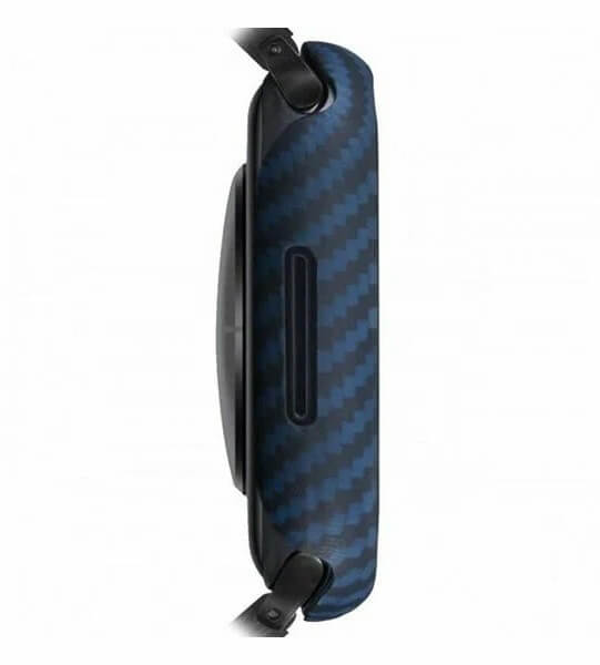 Карбонов Калъф за Apple Watch 45mm, Pitaka Air Blue/Black Case, Син (3)