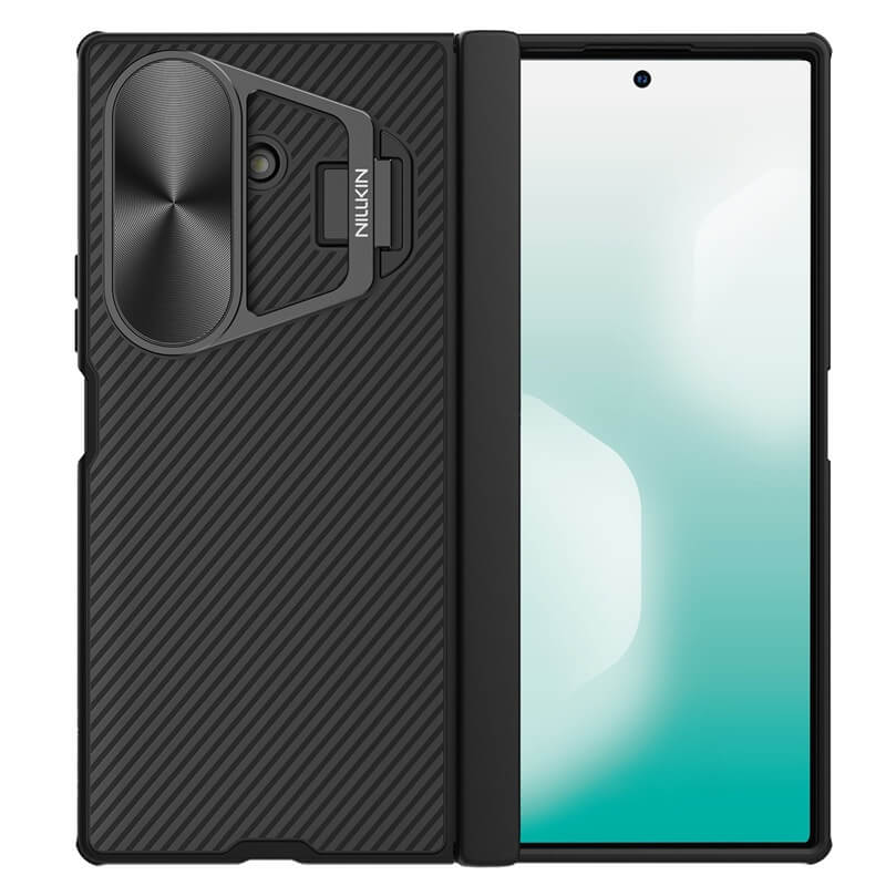 Magsafe Калъф за Samsung Z Fold 7, Nillkin CamShield Prop Magnetic Case, Черен (3)