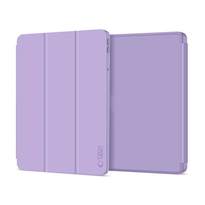 Калъф за Lenovo Idea Tab 11" TB-336, Tech-Protect Trifold Slim Pen Case, Лилав (2)