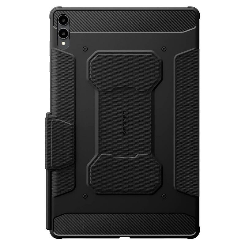 Противоударен Калъф за Samsung Tab S11 Ultra 14.6", Spigen Rugged Armor Pro Case, Черен (3)