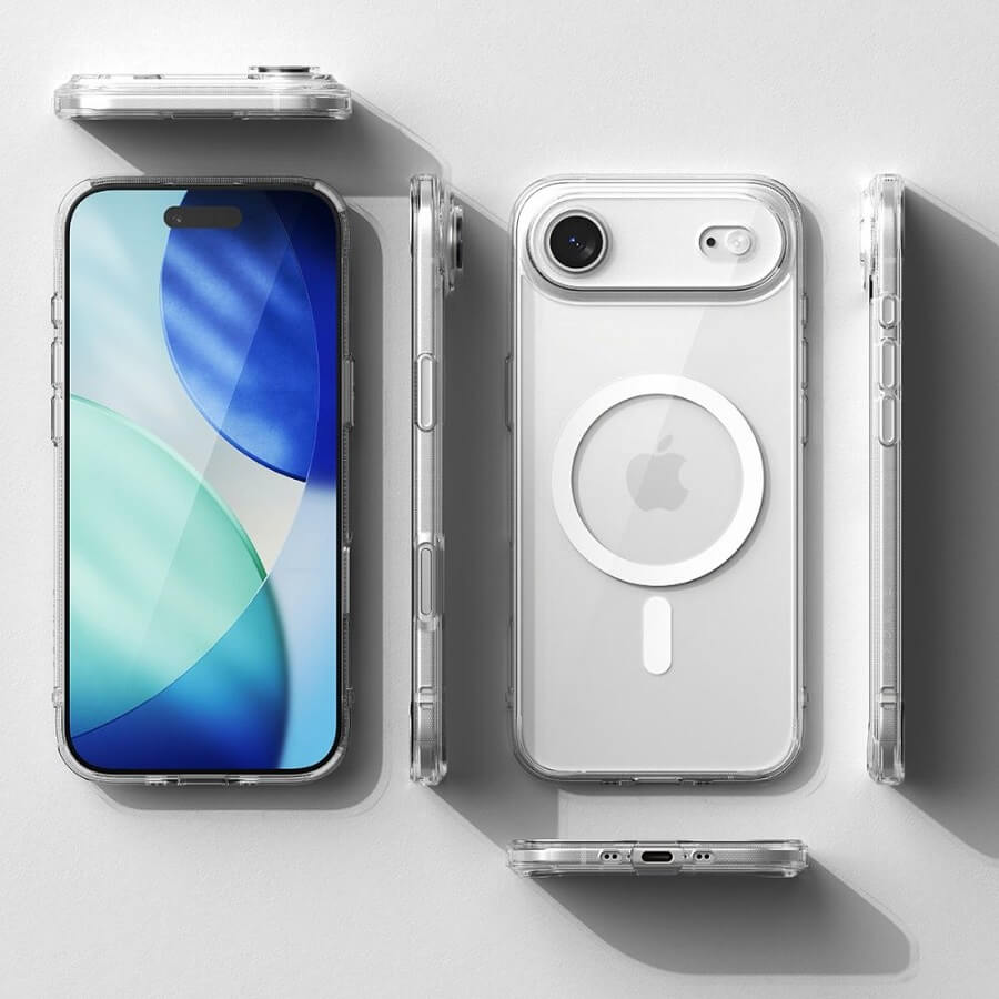 Magsafe Калъф за iPhone Air, Ringke Fusion Magnetic Case, Прозрачен (5)