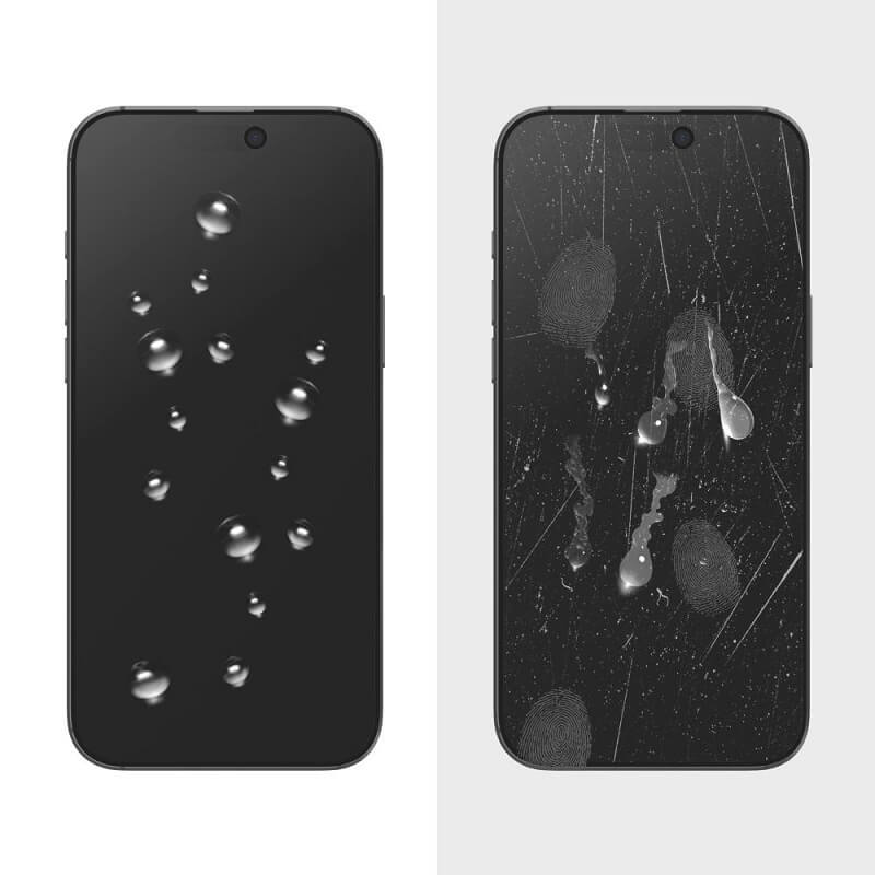 Затъмняващ Протектор за iPhone Air, Tech-Protect Privacy Spy+ Glass 2бр., Черен (6)