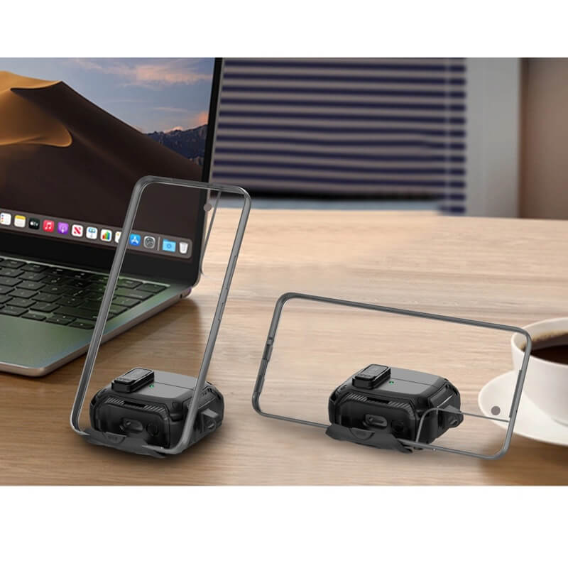 Magsafe Калъф за Samsung Buds 3 Pro/ 3 FE/ 3, Tech-Protect Carbonox Case, Черен (2)
