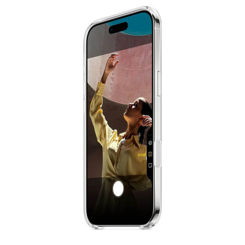 Оригинален Калъф за iPhone Air, Clear Frost Magsafe Case MGH34ZM/A, Прозрачен (5)