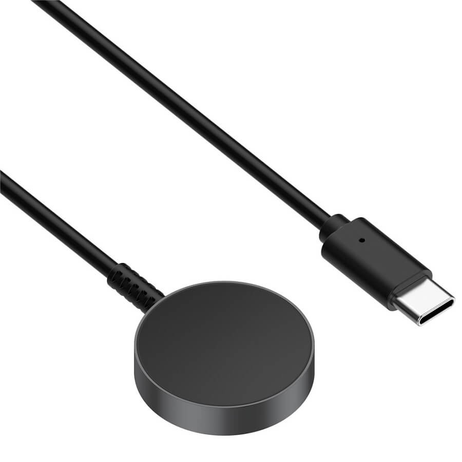 Бързо Зарядно за Samsung Watch 6/ 5/ 4, Wireless Charger, Черен (2)