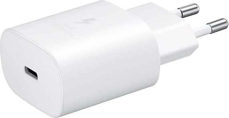Оригинално Зарядно Samsung 25W 220v Super Fast Charger с USB-C Кабел Ep-Ta800xwe, Бял (Bulk) (3)