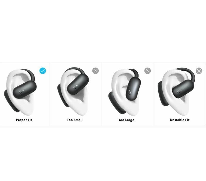 Безжични Слушалки, Anker Soundcore AeroFit 2 A3874G11, Черен (11)