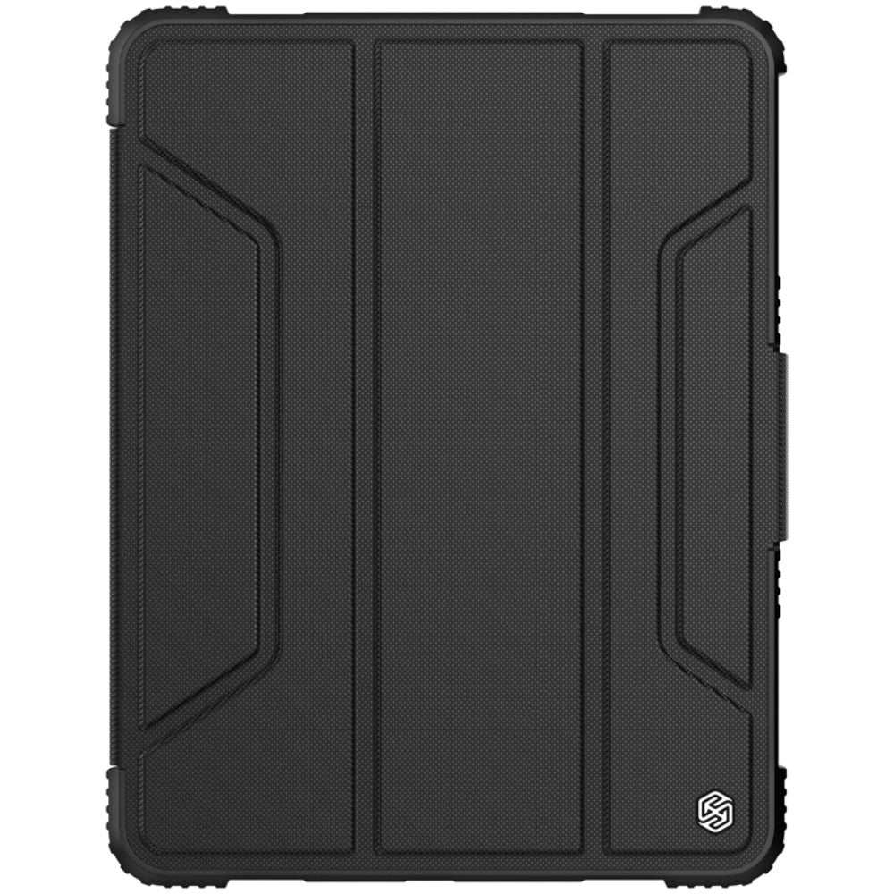 Противоударен Калъф за iPad Air 11" 2026-2020, Nillkin Pro Protective Stand Case, Черен (4)
