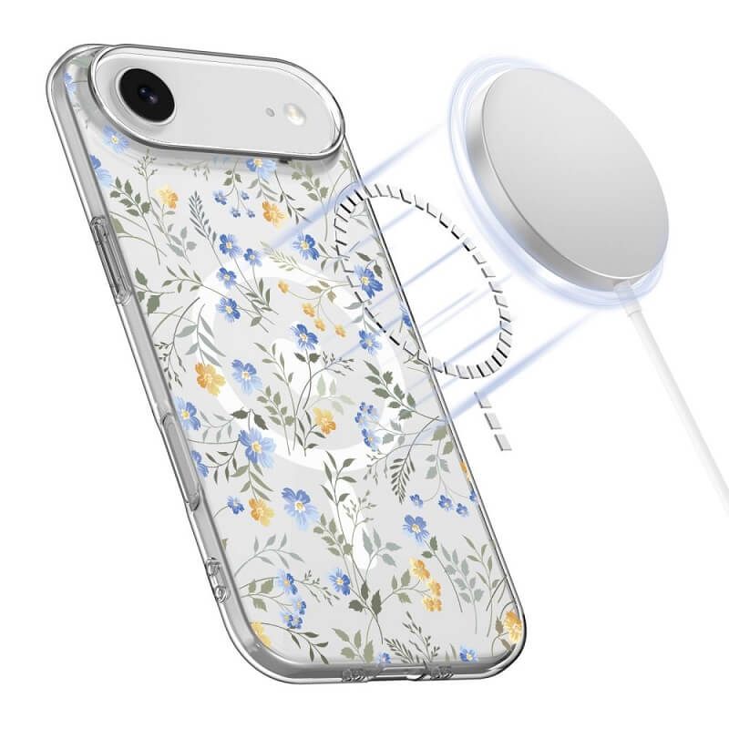 Magsafe Калъф за iPhone Air, Tech-Protect FlexAir Spring Flowers Case, Цветен (2)