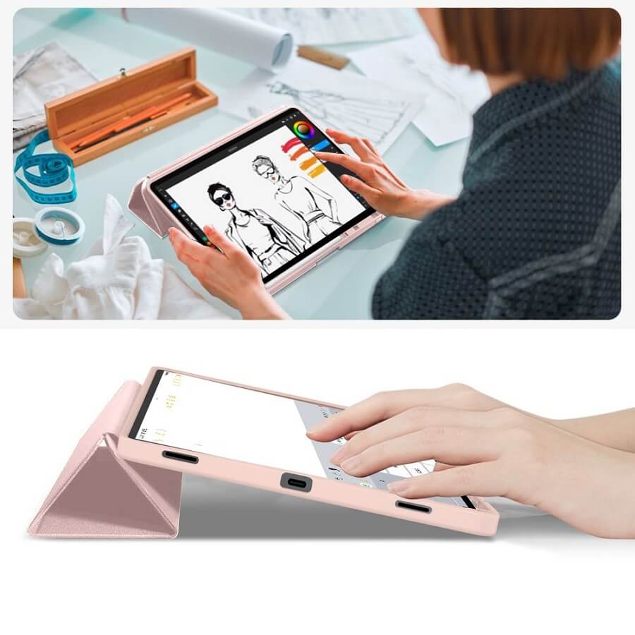 Калъф за Samsung Tab S11 11", Tech-Protect SC Pen Case, Розов (9)