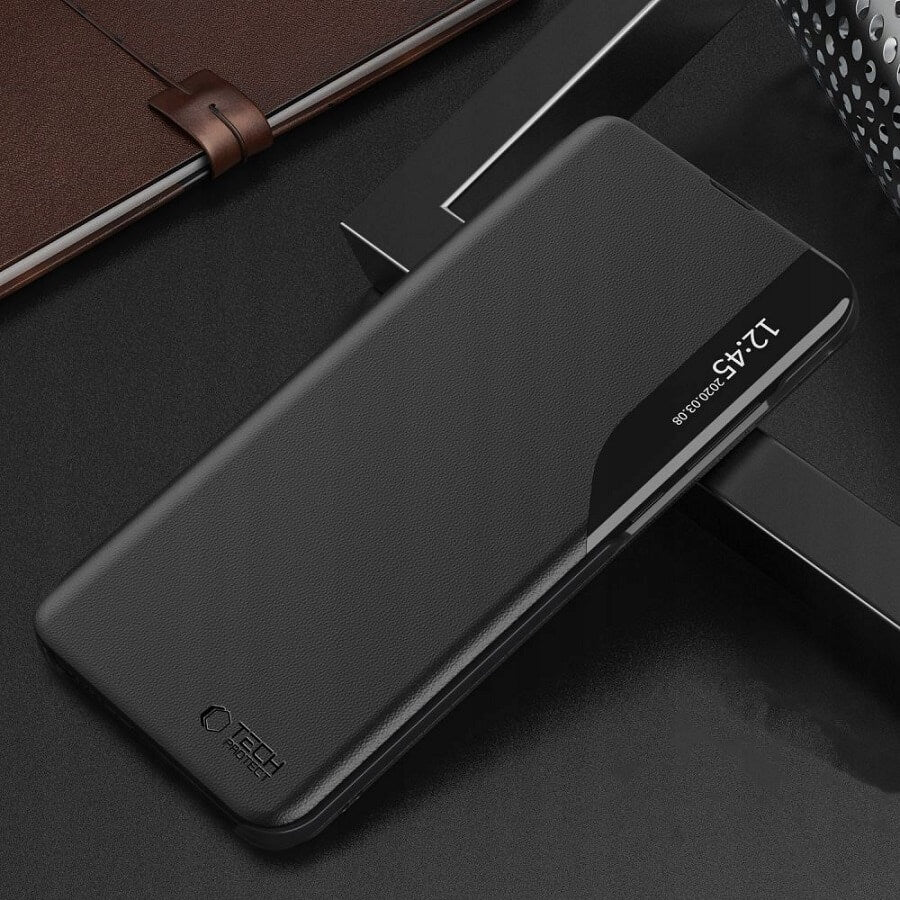 Калъф за Xiaomi Redmi Note 14 Pro 5G, Tech-Protect Smart View Book Case, Черен (3)
