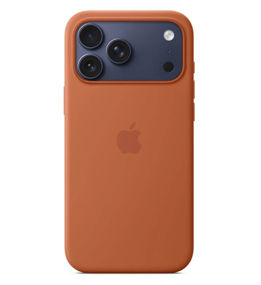 Оригинален Силиконов Калъф за iPhone 17 Pro Max, Silicone Magsafe Case MGFQ4ZM/A, Кафяв (3)