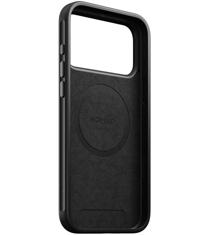Magsafe Кожен Калъф за iPhone 17 Pro, Nomad Modern Leather Case, Черен (4)