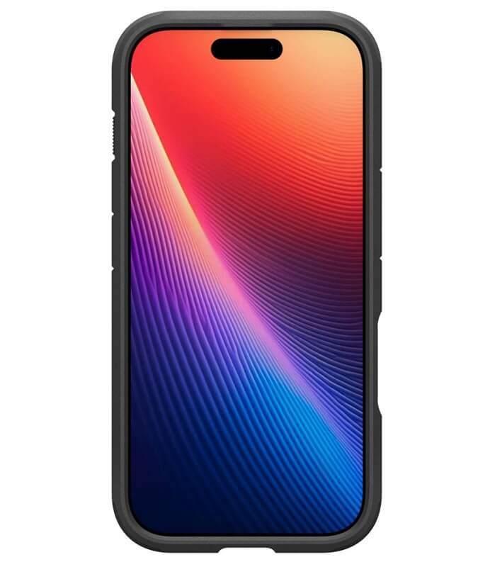 MagSafe Противоударен Калъф за iPhone 17, Spigen Tough Armor T Case, Черен (6)