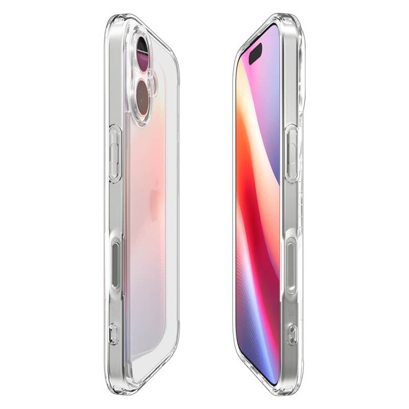 Противоударен Калъф за iPhone 17, Spigen Ultra Hybrid Case, Прозрачен (6)