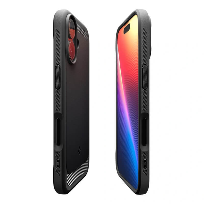 MagSafe Калъф за iPhone 17, Spigen Rugged Armor Case, Черен (3)