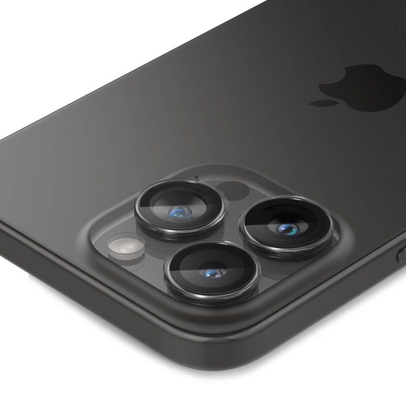 Протектор за Камерата на iPhone 17 Pro Max, Spigen EZ Fit Optik Pro Glass tR 2бр., Прозрачен (3)