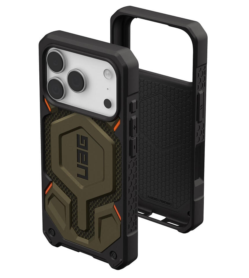 Magsafe Противоударен Калъф за iPhone 17 Pro Max, UAG Monarch Pro Kevlar Case Element Green, Зелен (4)