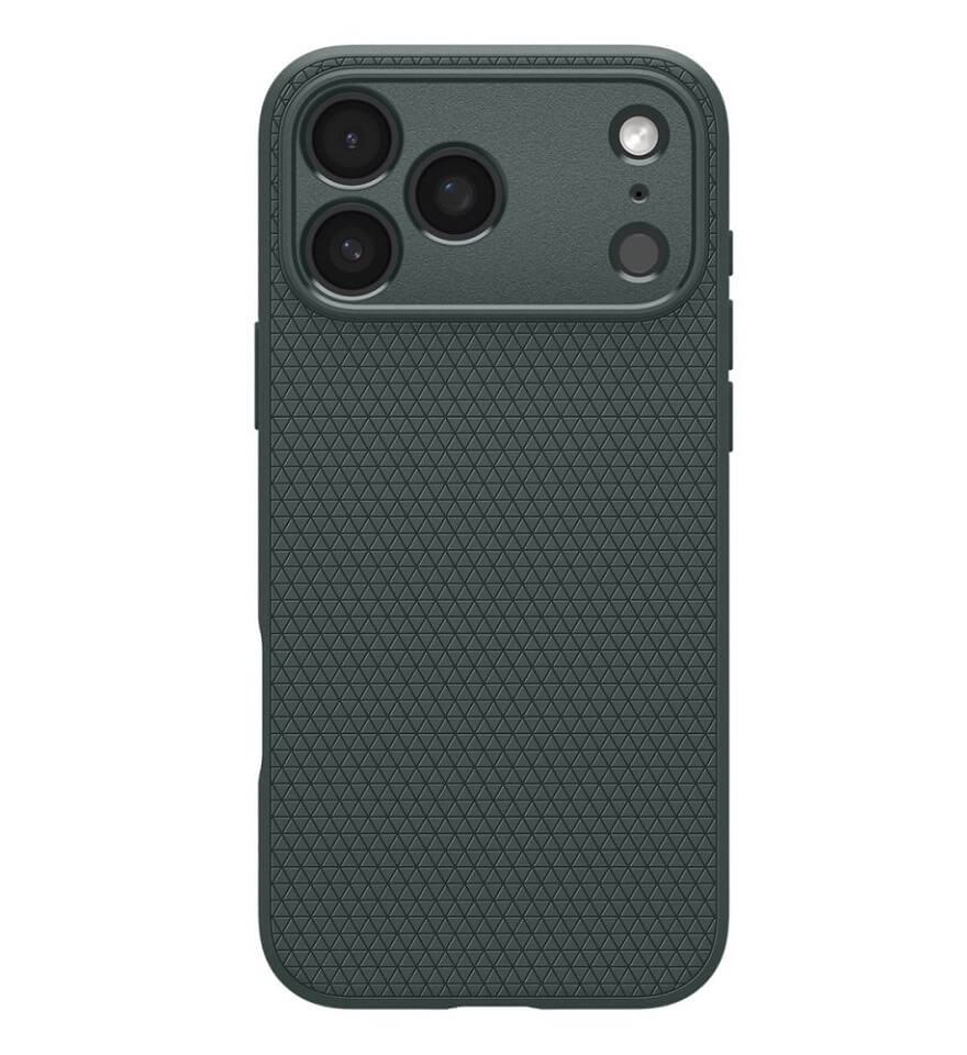 Противоударен Калъф за iPhone 17 Pro Max, Spigen Liquid Air Case, Зелен