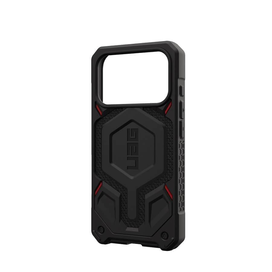 Magsafe Противоударен Калъф за iPhone 17 Pro Max, UAG Monarch Pro Kevlar Case, Черен (6)