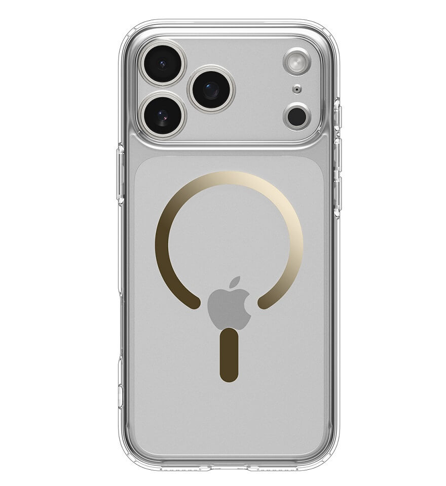 Magsafe Противоударен Калъф за iPhone 17 Pro, Spigen Ultra Hybrid Case, Златист (2)