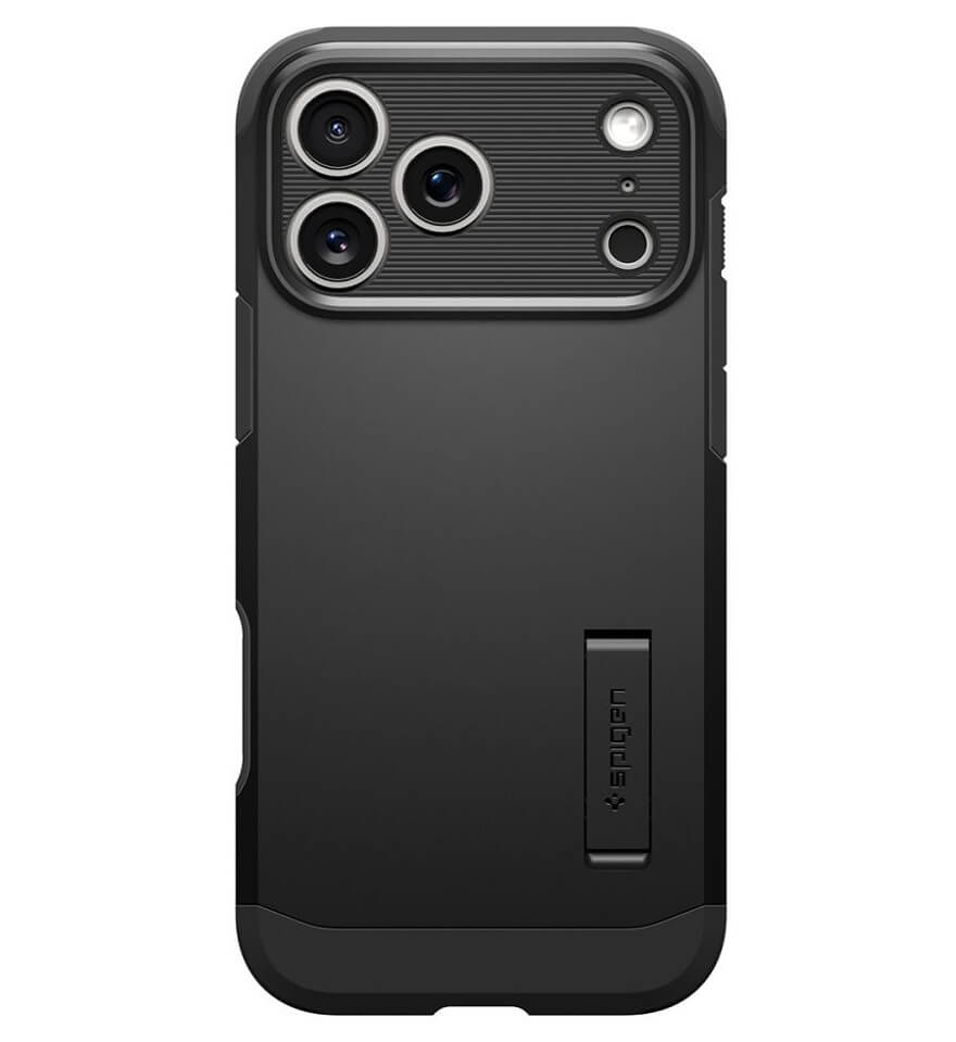 MagSafe Противоударен Калъф за iPhone 17 Pro, Spigen Tough Armor T Case, Черен (2)