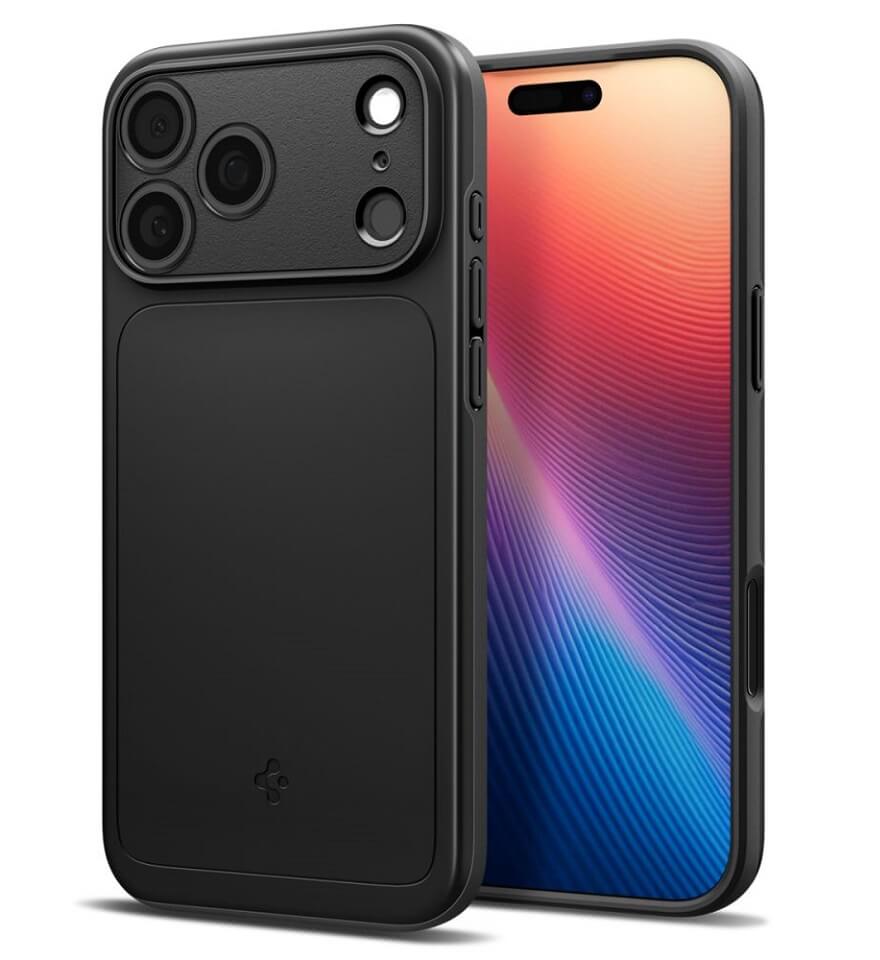 Magsafe Калъф за iPhone 17 Pro, Spigen Thin Fit Case, Черен
