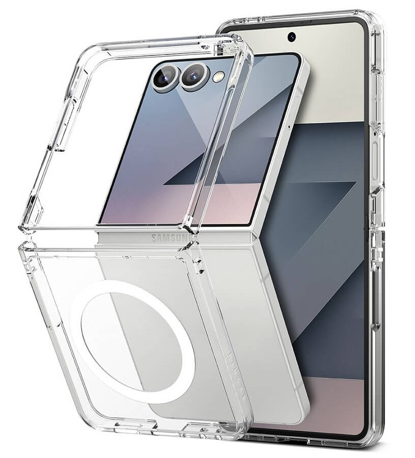 Magsafe Калъф за Samsung Z Flip 7, Ringke Slim Case, Прозрачен (2)