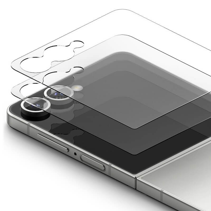 Стъклен Протектор за Samsung Z Flip 7, Ringke Glass Pro 2бр., Прозрачен (3)