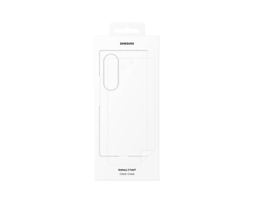 Оригинален Калъф за Samsung Z Fold 7, Clear Case, EF-AF966CTEGWW, Прозрачен (7)
