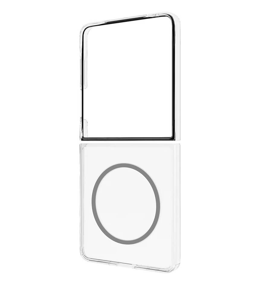 Magsafe Оригинален Калъф за Samsung Z Flip 7, Clear Magnet Case GP-FFF766YCATW, Прозрачен (2)