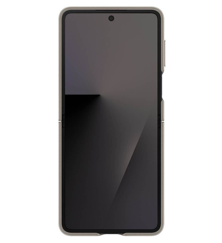 Оригинален Кожен Калъф Samsung Z Flip 7, Kindsuit Case EF-VF766PJEGWW, Бежов (3)