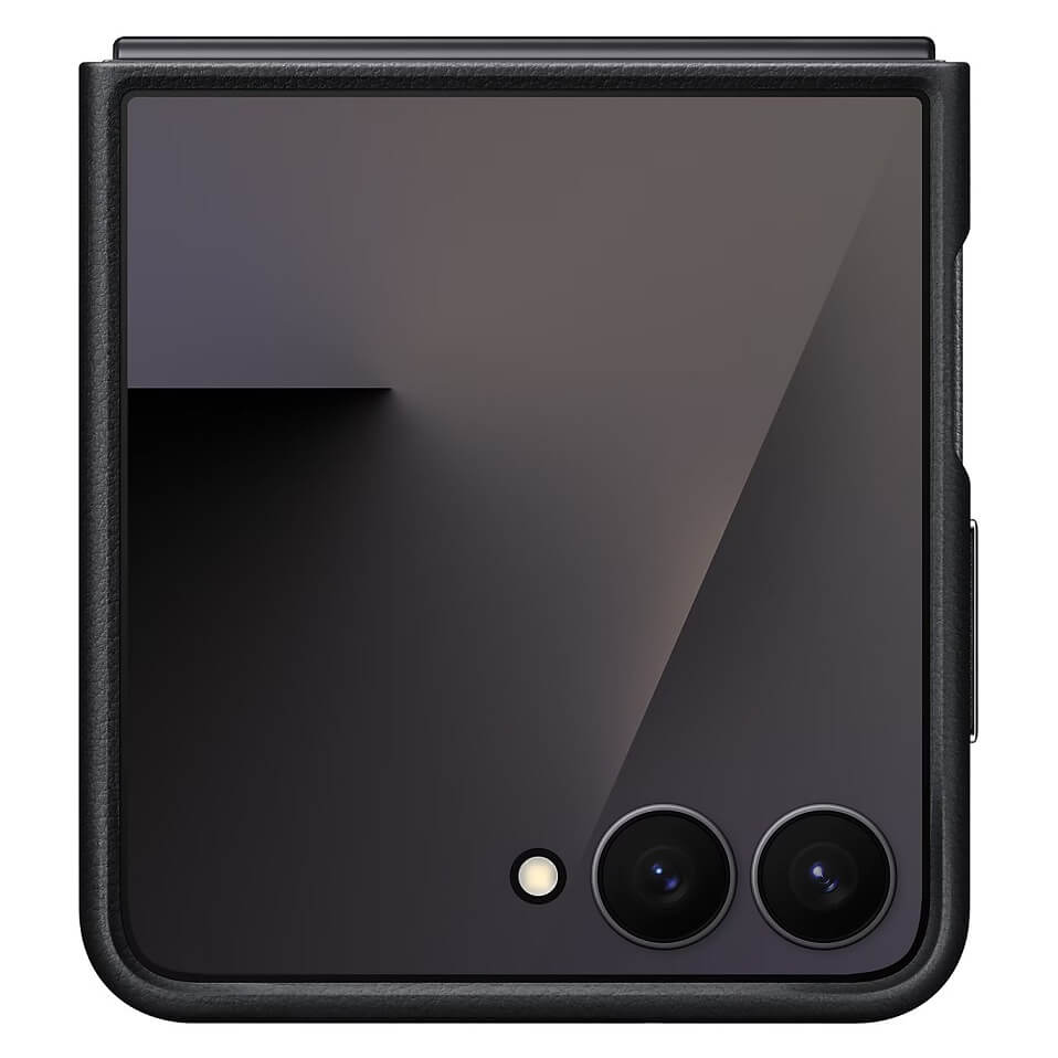 Оригинален Кожен Калъф Samsung Z Flip 7, Kindsuit Case EF-VF766PBEGWW, Черен (3)