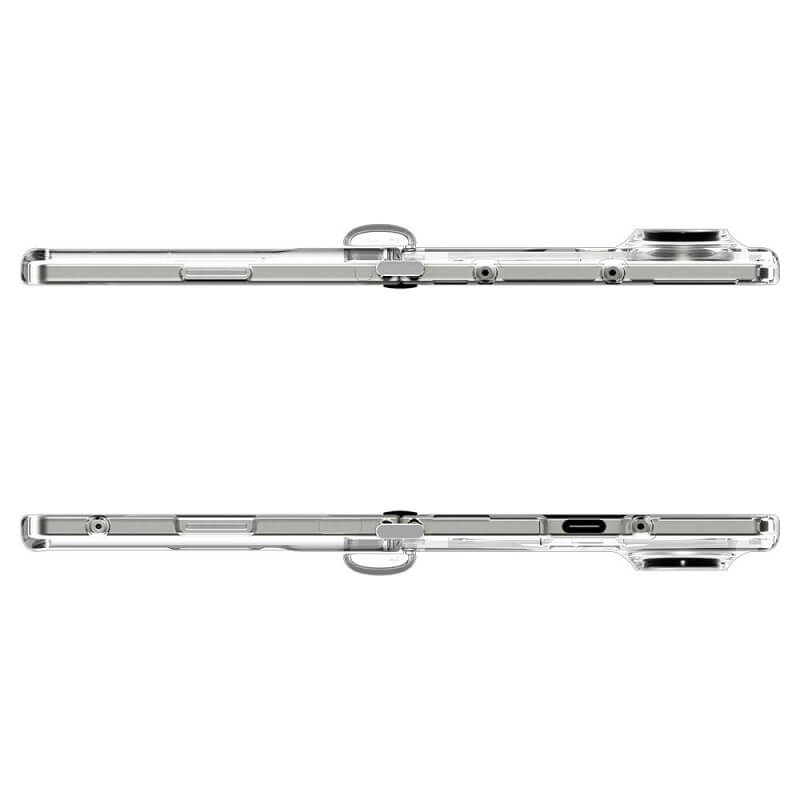 Magsafe Калъф с Предпазител за Samsung Z Fold 7, Spigen Ultra Hybrid Pro Case, Прозрачен (8)