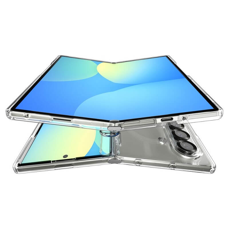 Magsafe Калъф с Предпазител за Samsung Z Fold 7, Spigen Ultra Hybrid Pro Case, Прозрачен (11)