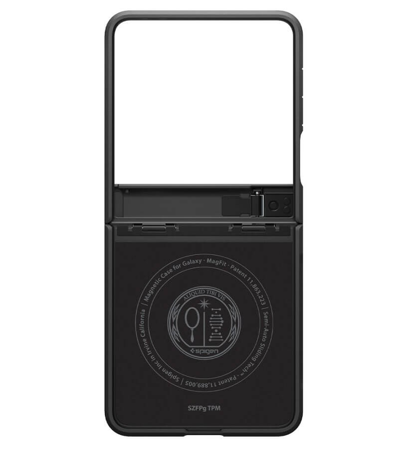 Magsafe Калъф с Предпазител за Samsung Z Flip 7, Spigen Tough Armor Pro Case, Черен (2)