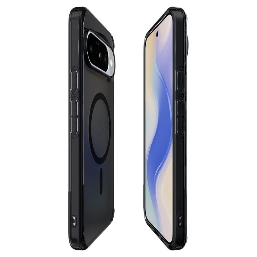 Magsafe Калъф за Google Pixel 10 Pro/ 10, Spigen Ultra Hybrid Frost Case, Черен (9)