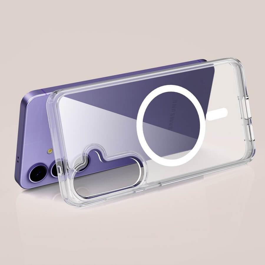 Magsafe Калъф за Samsung A17, Tech-Protect Hybrid FlexAir Clear Case, Прозрачен (2)