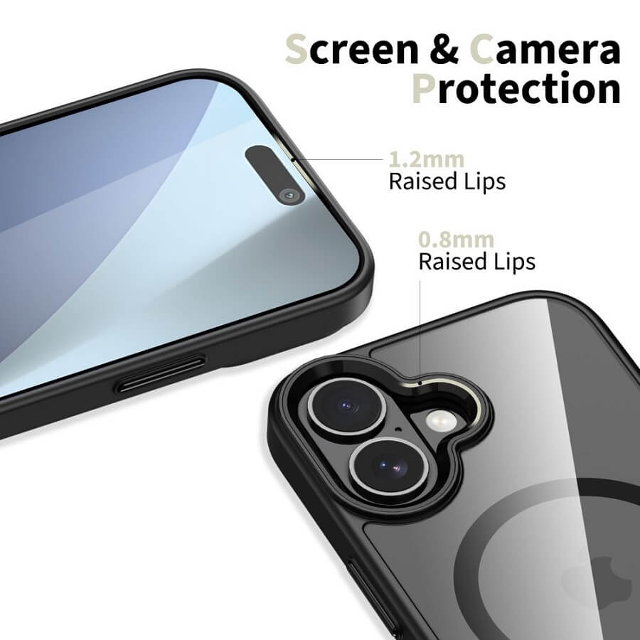 Magsafe Калъф за iPhone 17, Tech-Protect MagMat Case, Черен (3)