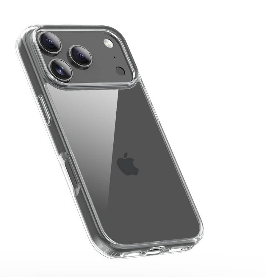 Калъф за iPhone 17 Pro Max, Tech-Protect FlexAir Hybrid Clear Case, Прозрачен (2)