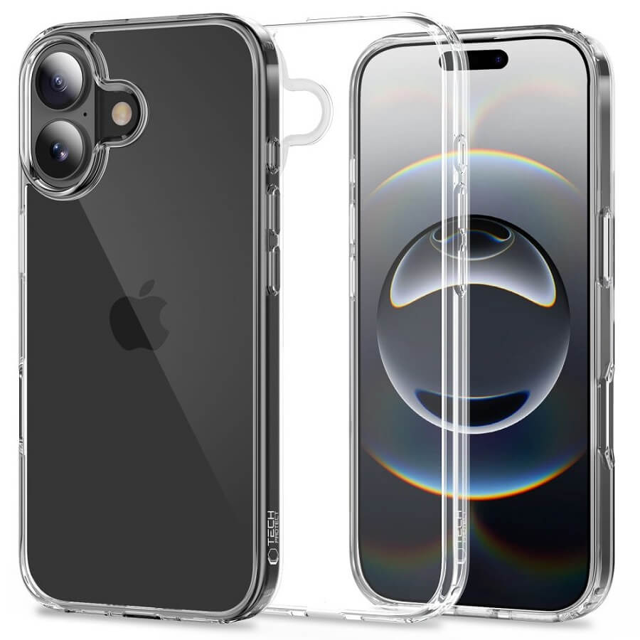 Калъф за iPhone 17, Tech-Protect FlexAir Hybrid Clear Case, Прозрачен